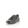 Baskets noires en synthétique vernis Remonte